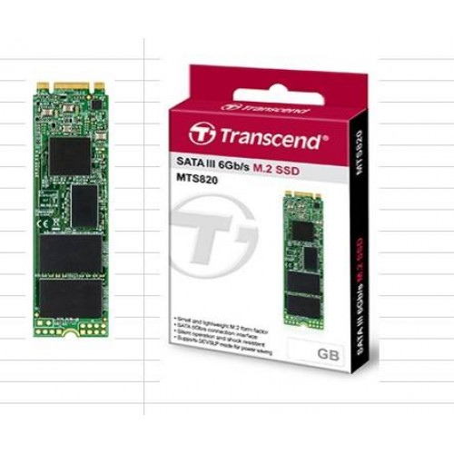 Твердотельный диск 480GB Transcend MTS820, 3D NAND, M.2, SATA III [R/W - 560/520 MB/s]